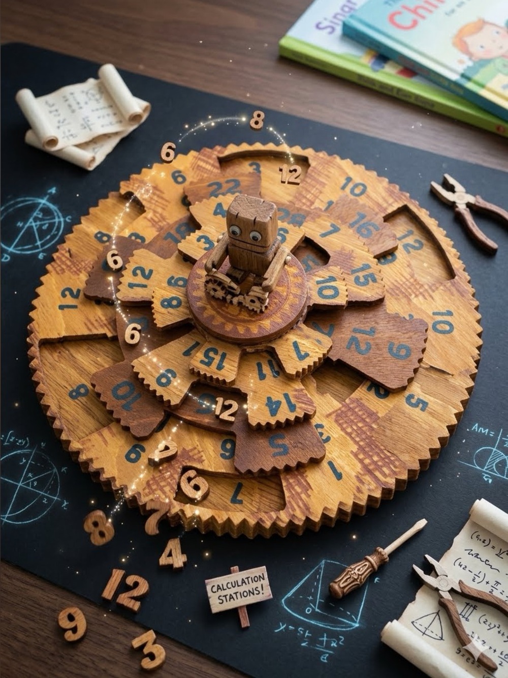 True Genius Grecian Computer Wooden Brainteaser Puzzle - Project Genius